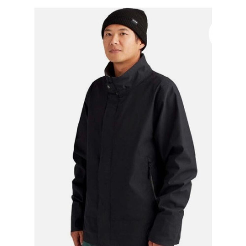 Dakine Unisex A-1 Jacket Deep Black Waterproof Ski Snow Jacket Pit Vents S/P
